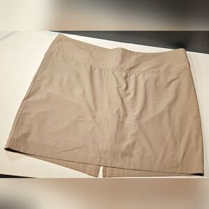 Stillwater Supply Co Khaki Stretch Skort Hiking Golf Outdoor Skirt Short 16